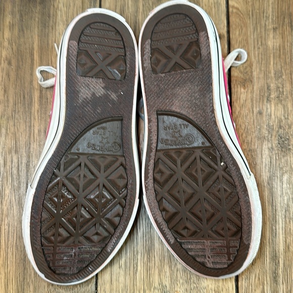 Converse Pink Pop Chuck Taylor All Star Junior's Ox Lace Up Low Top/Sz 1 - Picture 10 of 12